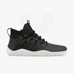 Men's Vivobarefoot Magna FG Hiking Shoes Obsidian / White | IL420IR
